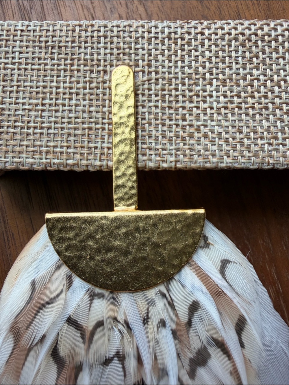 Brackish 24k Handmade Quail Feather Earrings - Picture 8 of 16